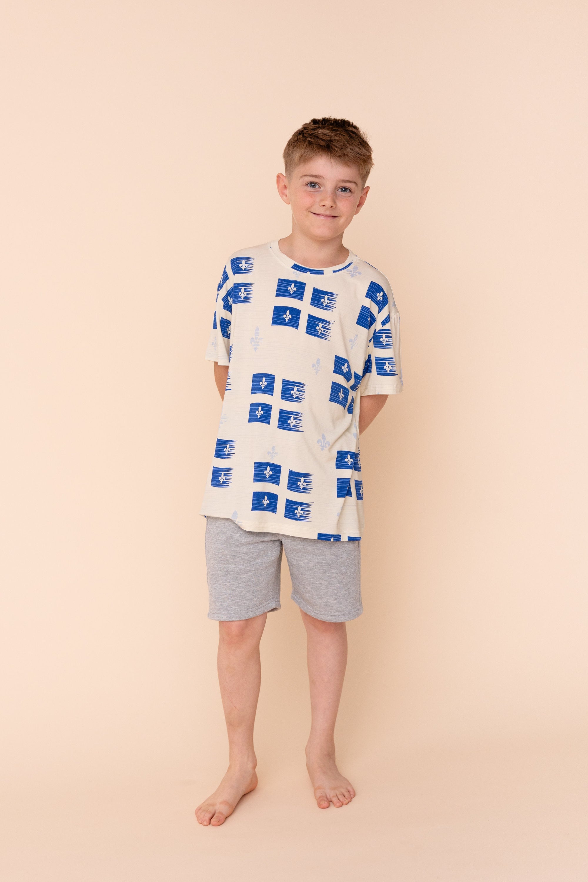 Long Tee Enfant "VIVE LE QUÉBEC"