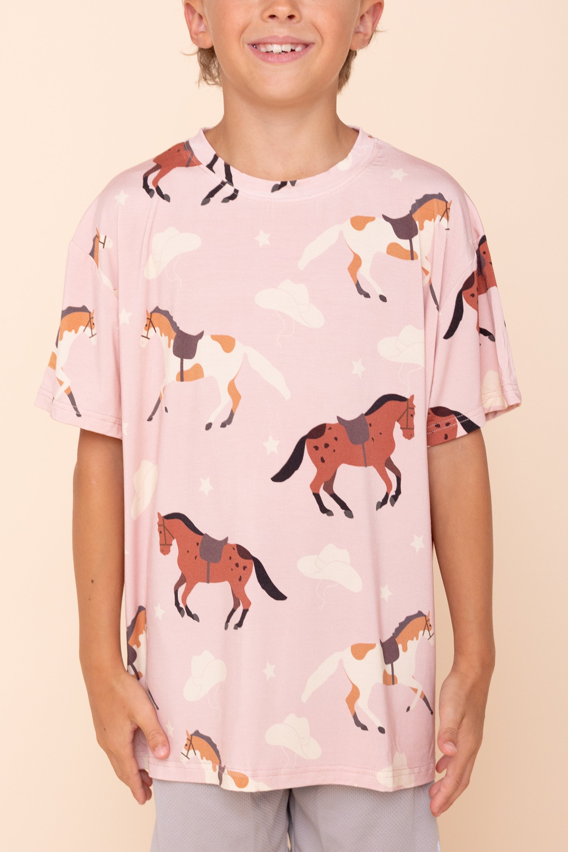 Kids' Long Tee "EN SELLE MA BELLE"