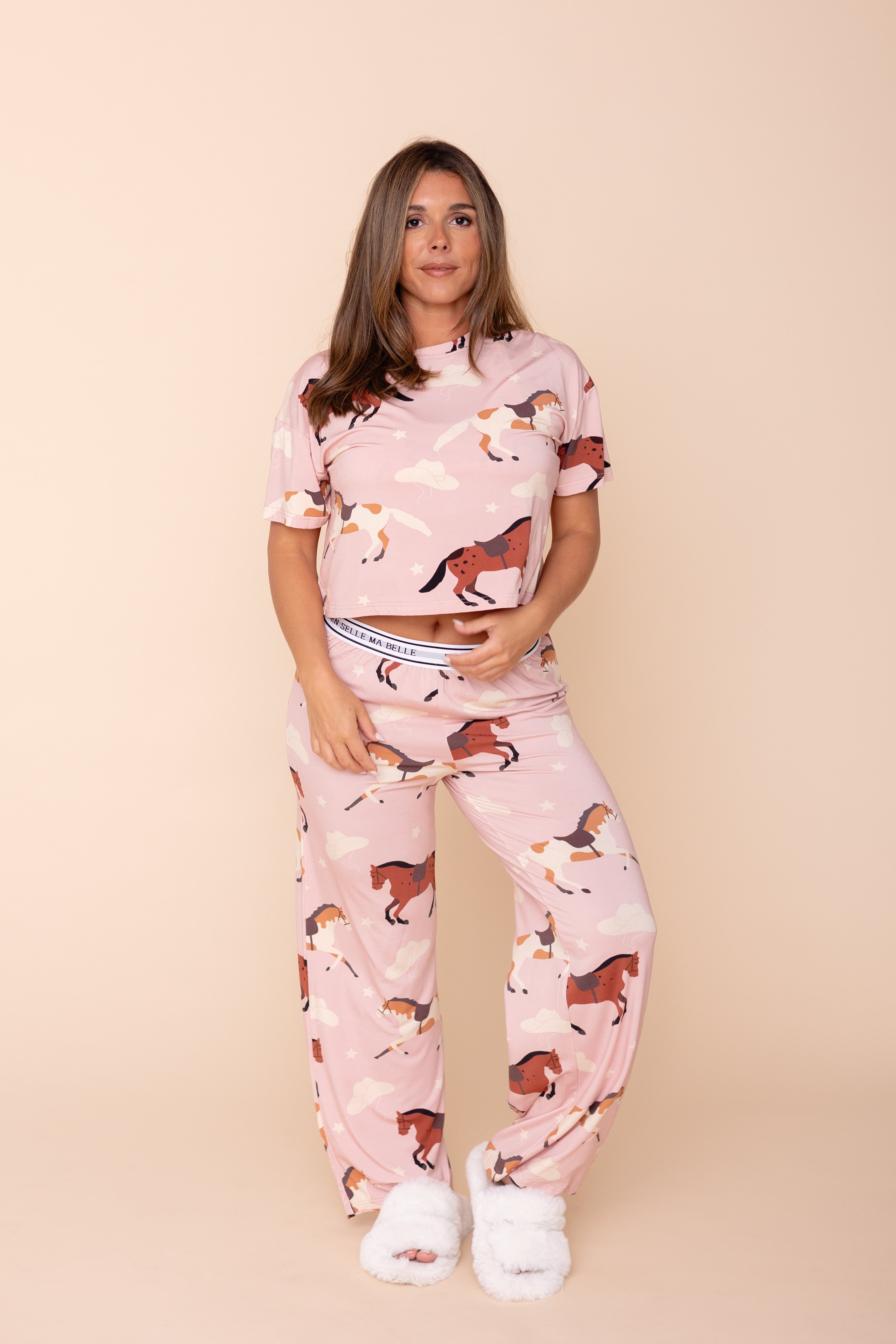 Haut Pyjama "EN SELLE MA BELLE"