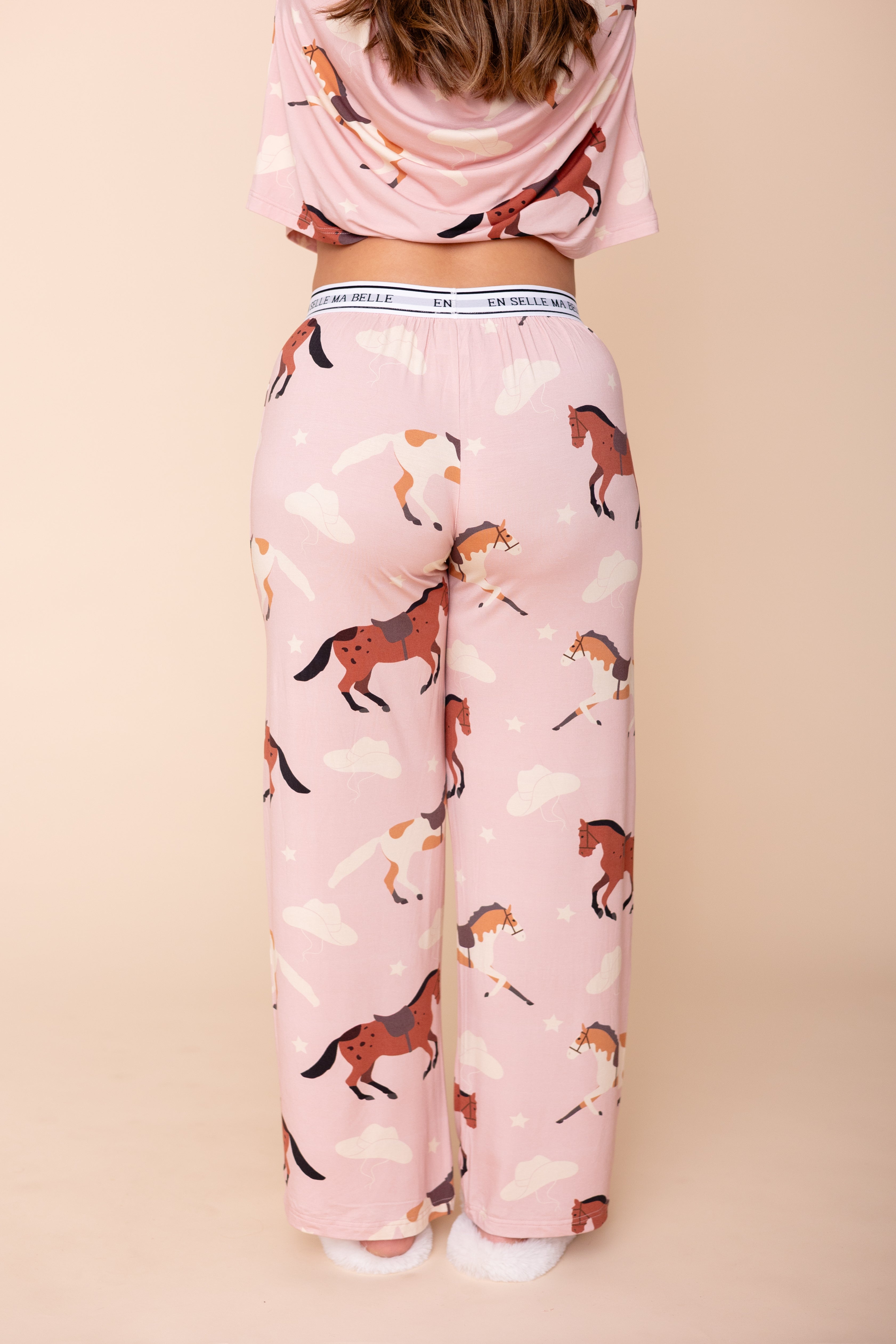 Pantalon Pyjama Évasé "EN SELLE MA BELLE"