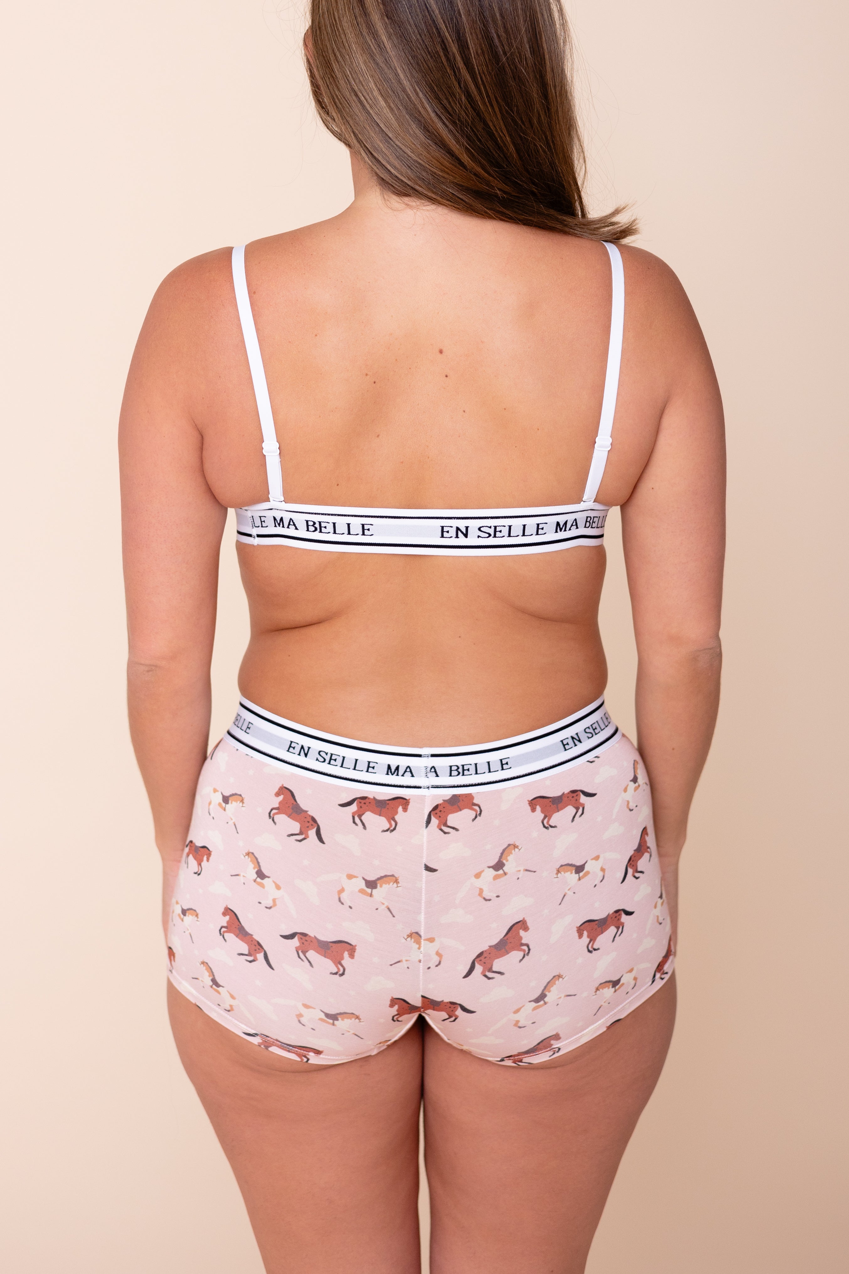 Bralette "EN SELLE MA BELLE"