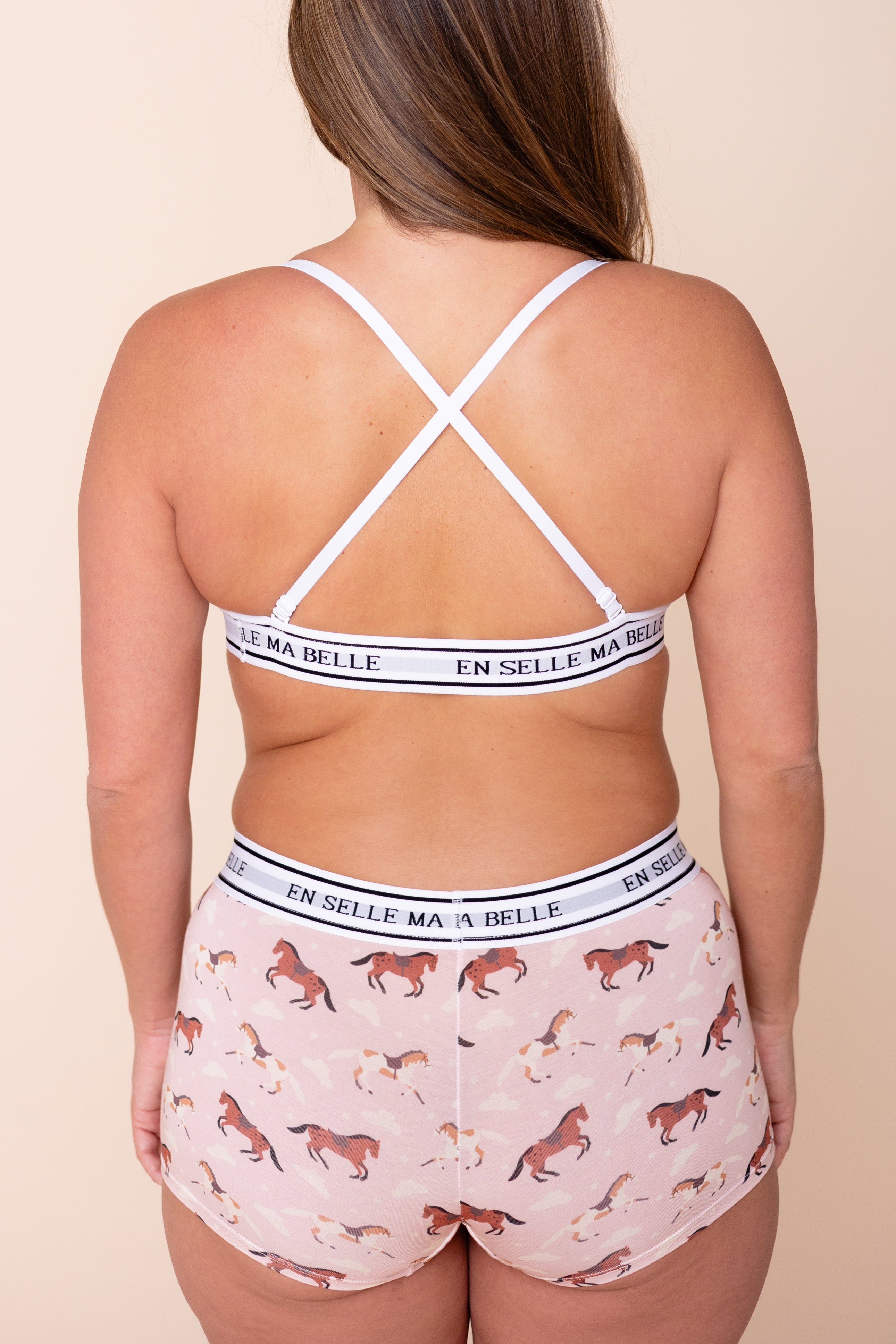 Bralette "EN SELLE MA BELLE"