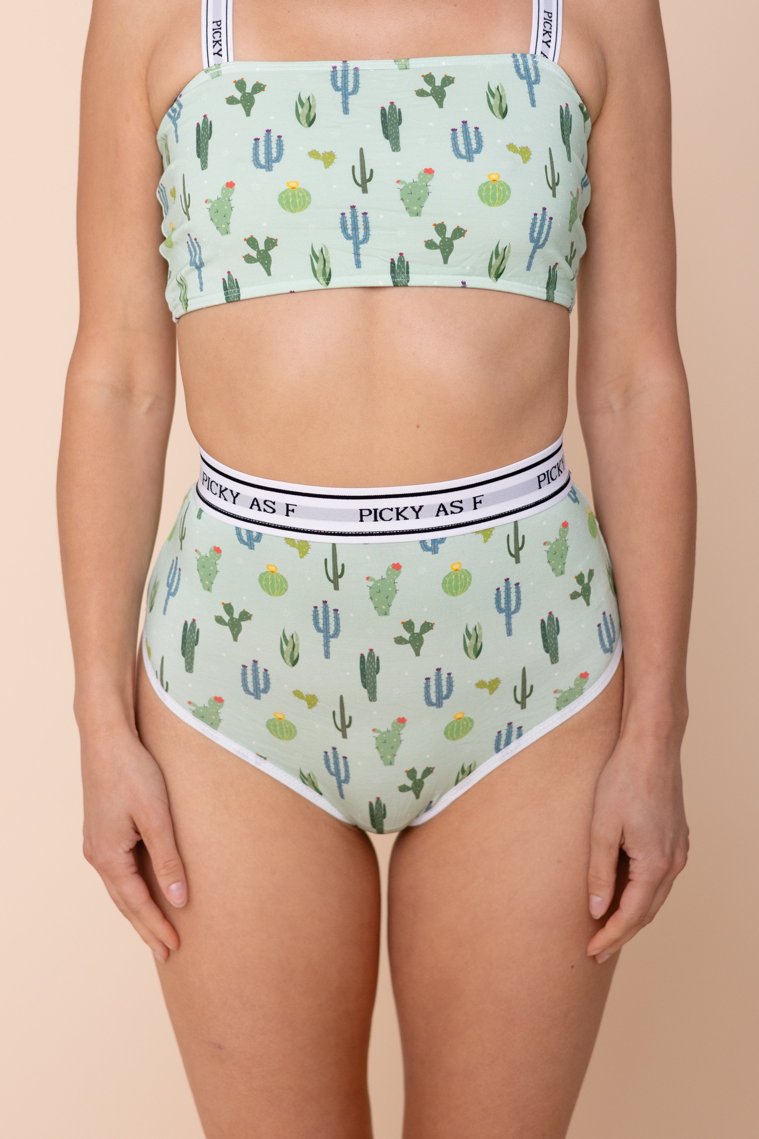 High-Waisted Tanga "PICKY AS F"