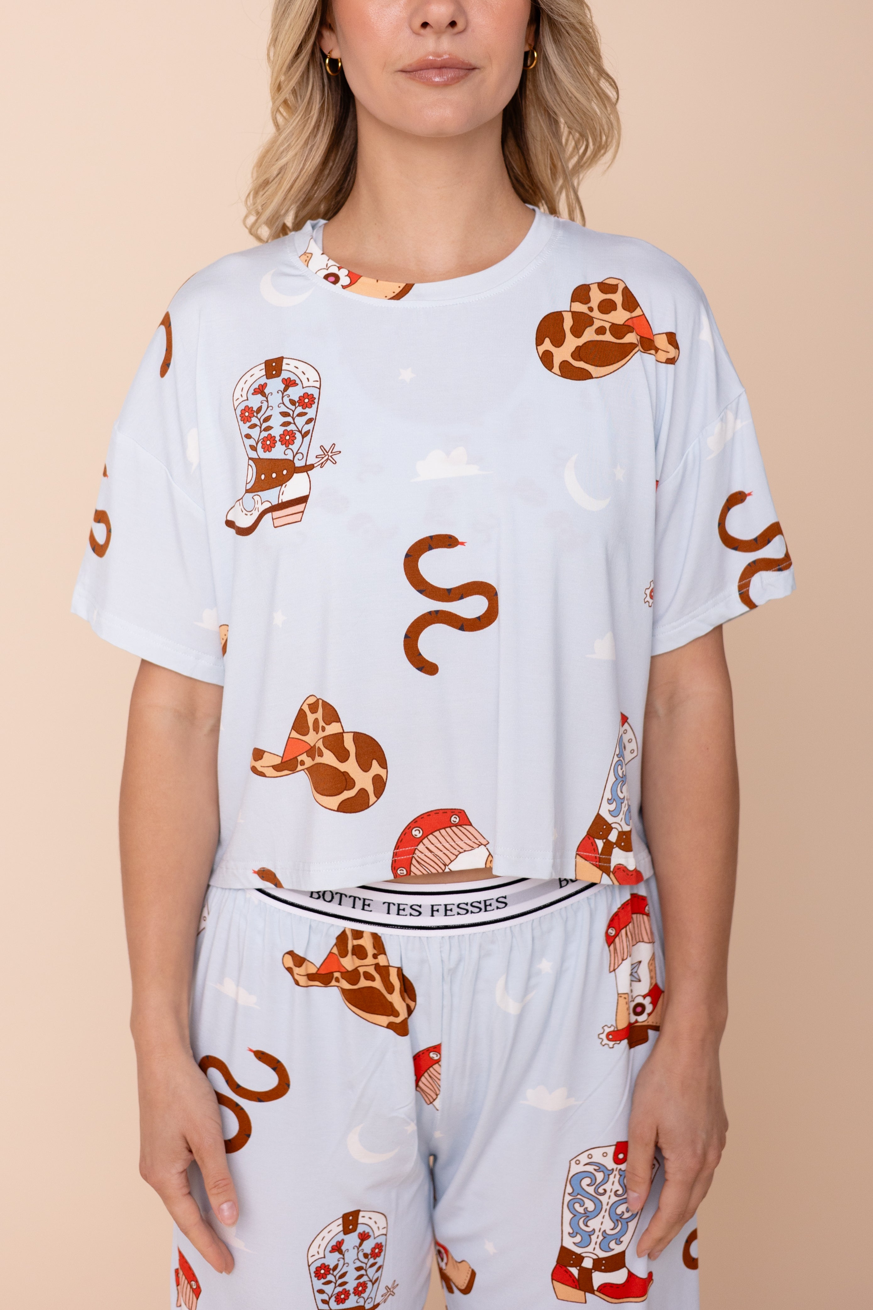 Haut Pyjama "BOTTE TES FESSES"