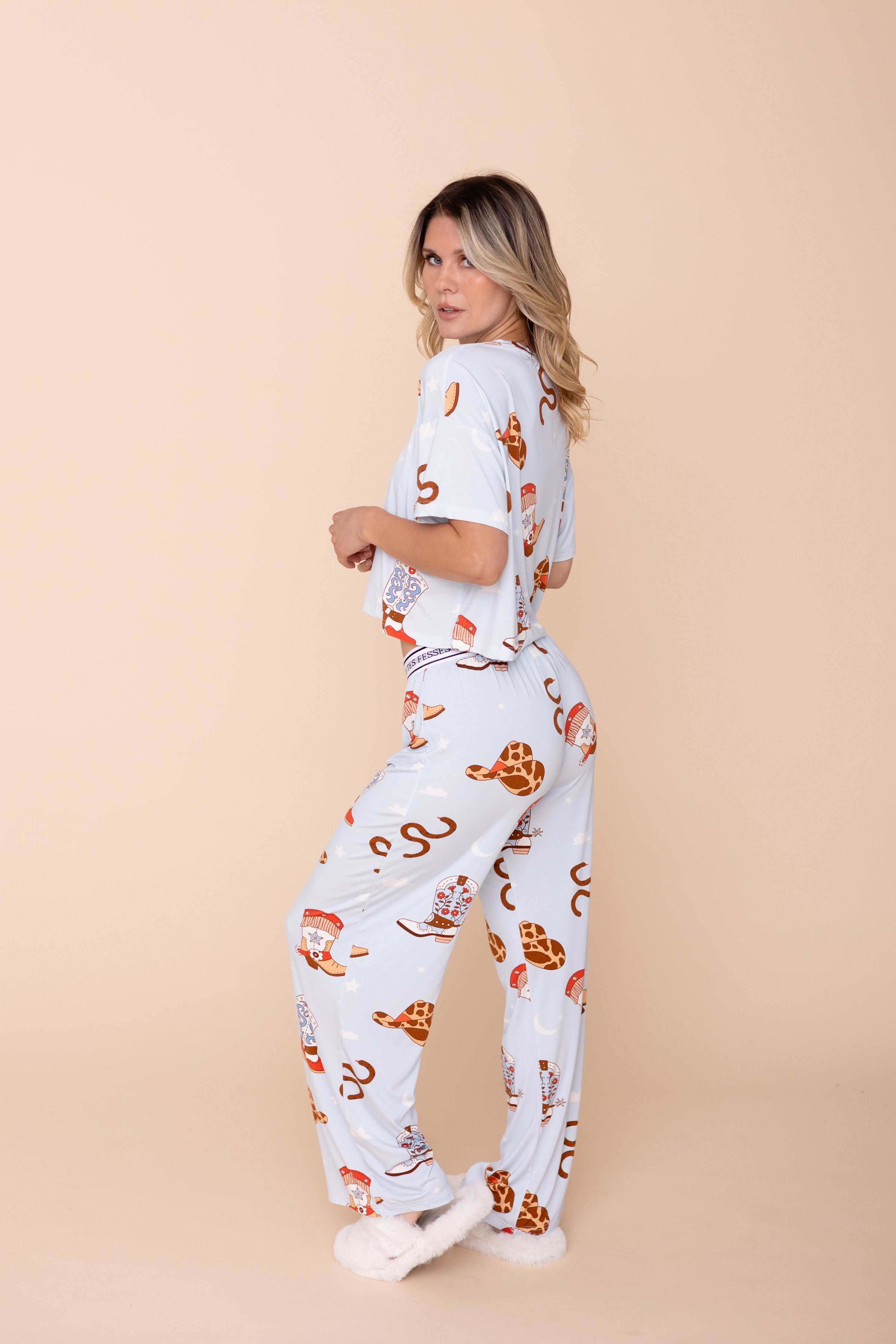 Pantalon Pyjama Évasé "BOTTE TES FESSES"