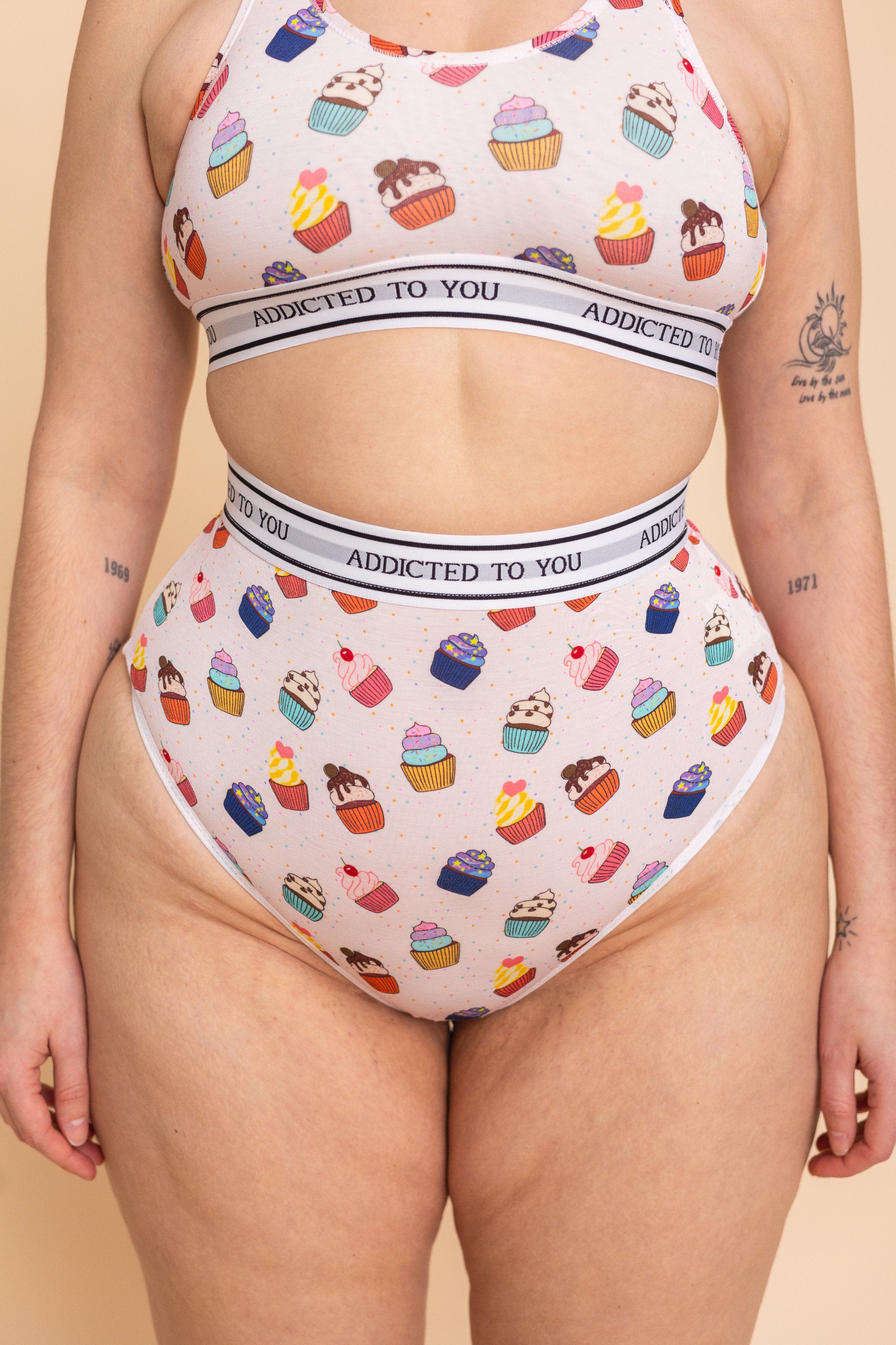 Tanga Taille Haute "ADDICTED TO YOU"