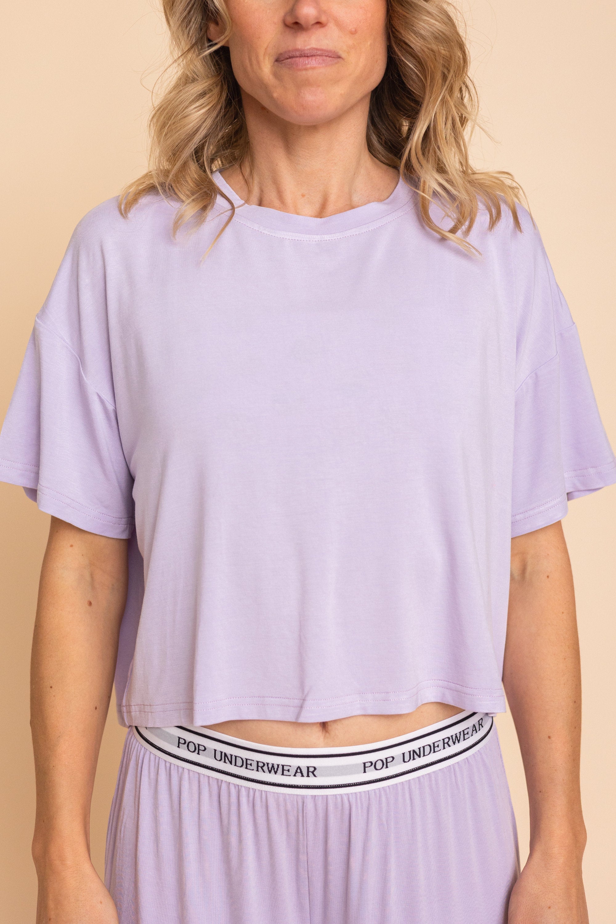 Pajama Crop Top "LILAS"
