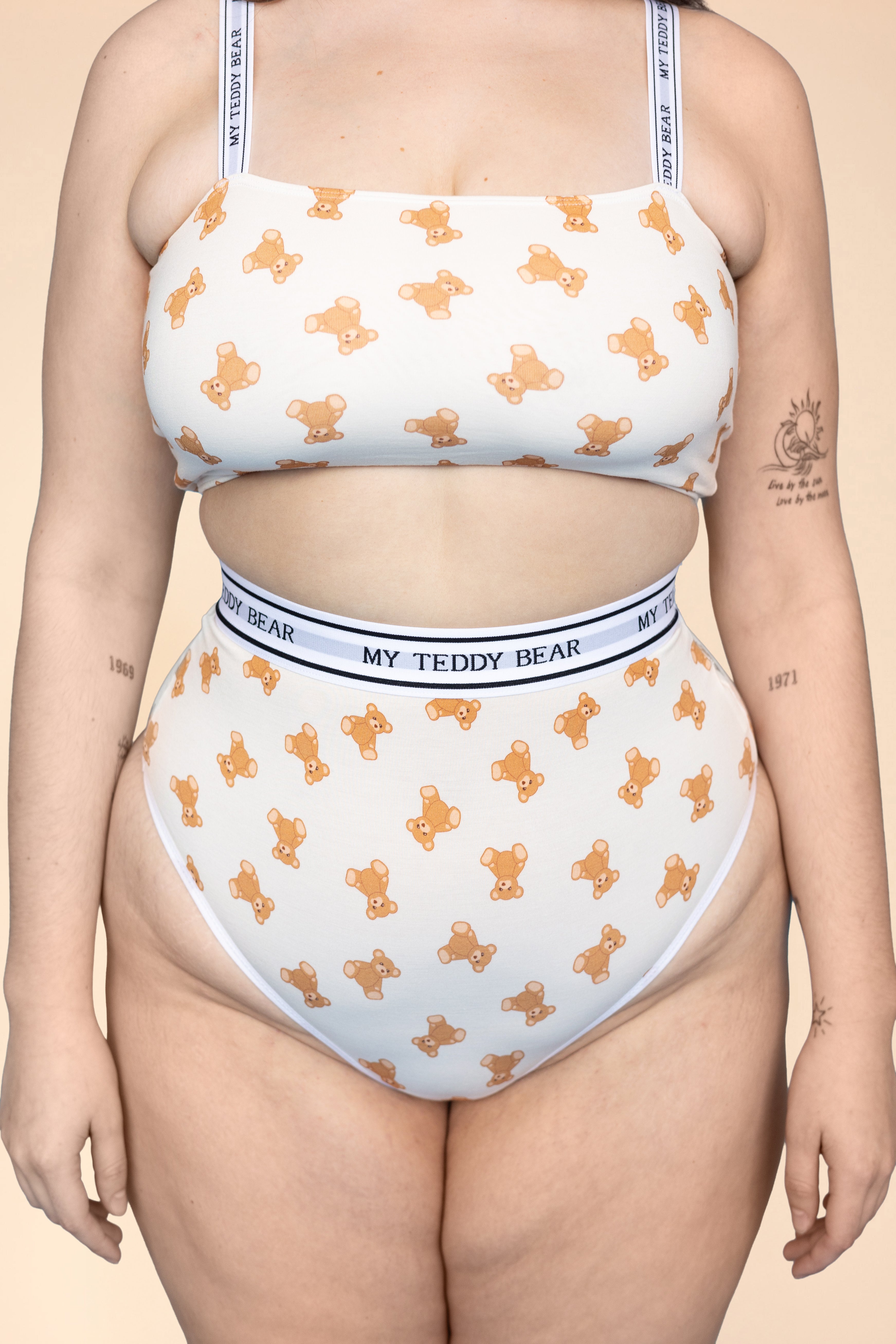 Tanga Taille Haute "MY TEDDY BEAR"